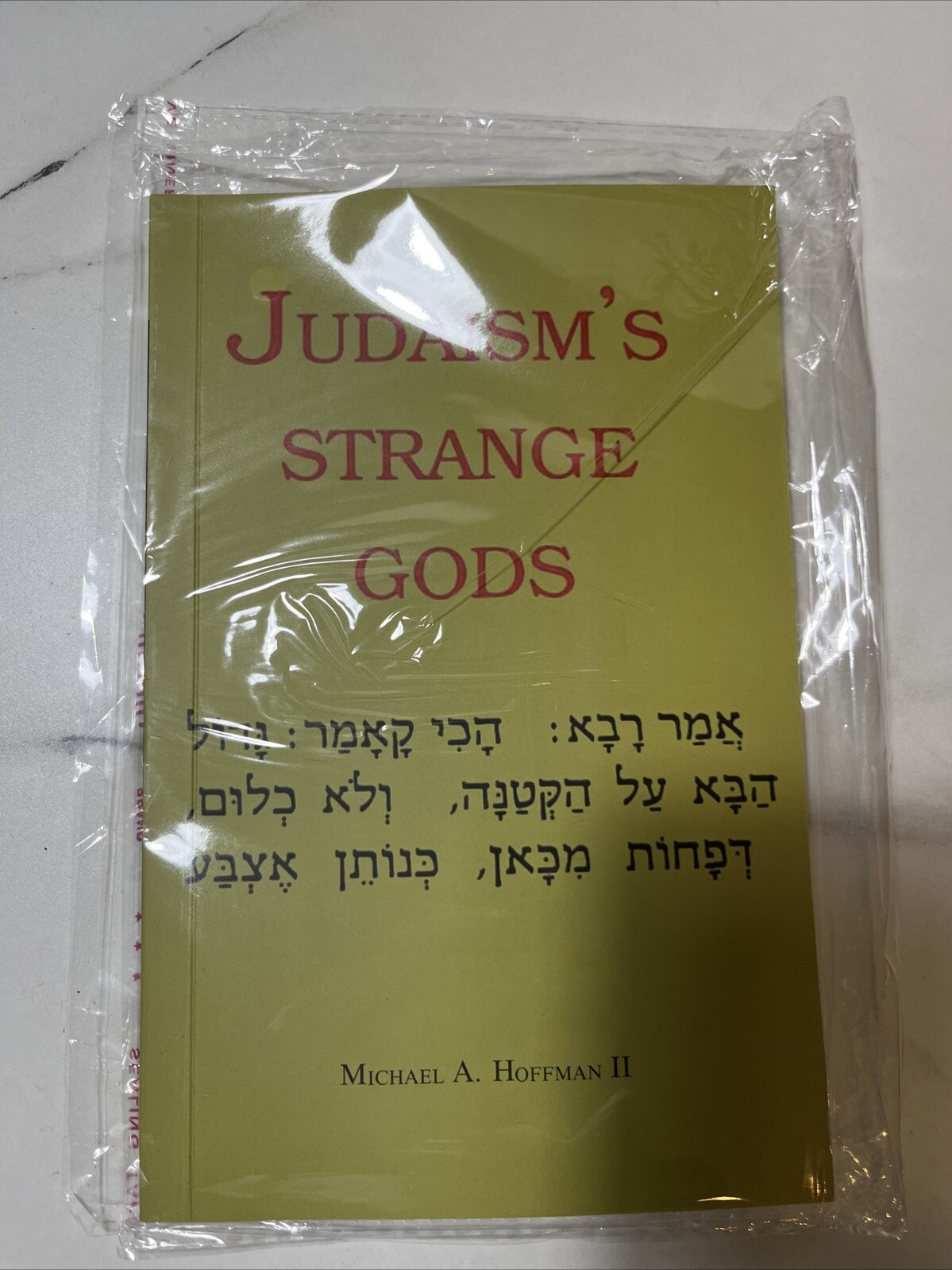 Judaism’s Strange Gods, by Michael A. Hoffman II,book 8”X5.5”,reprint Brand New