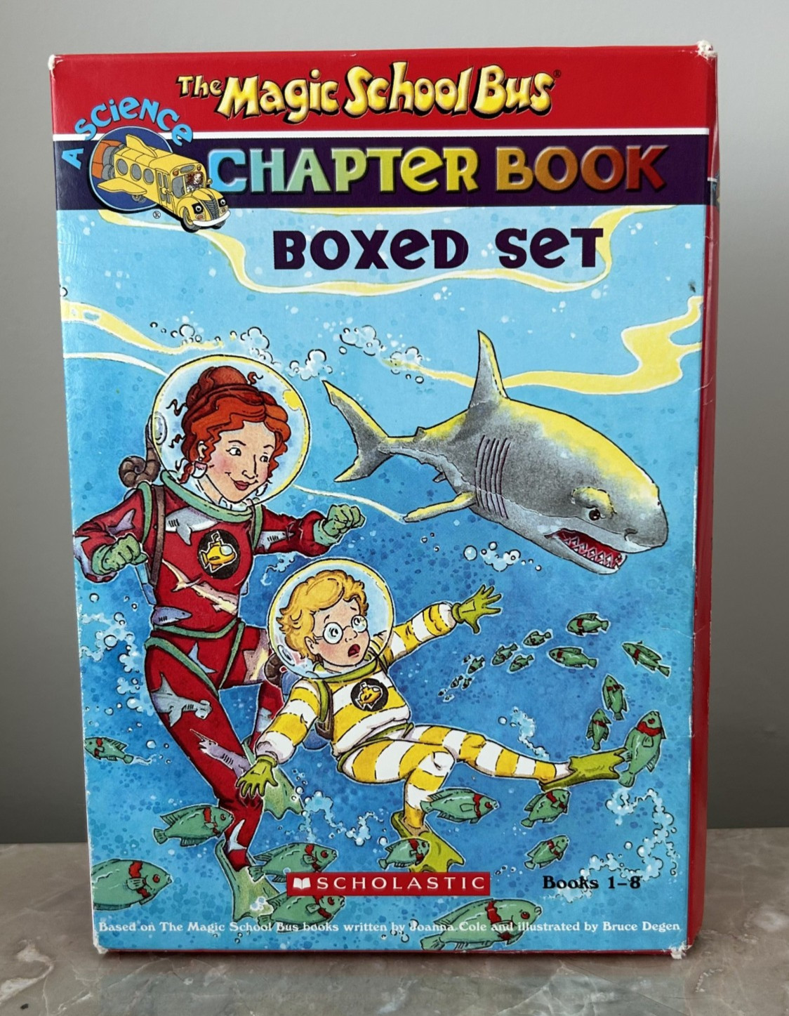 The Magic School Bus Chapter Books Boxed Set 1 2 3 4 5 6 7 8 Scholastic