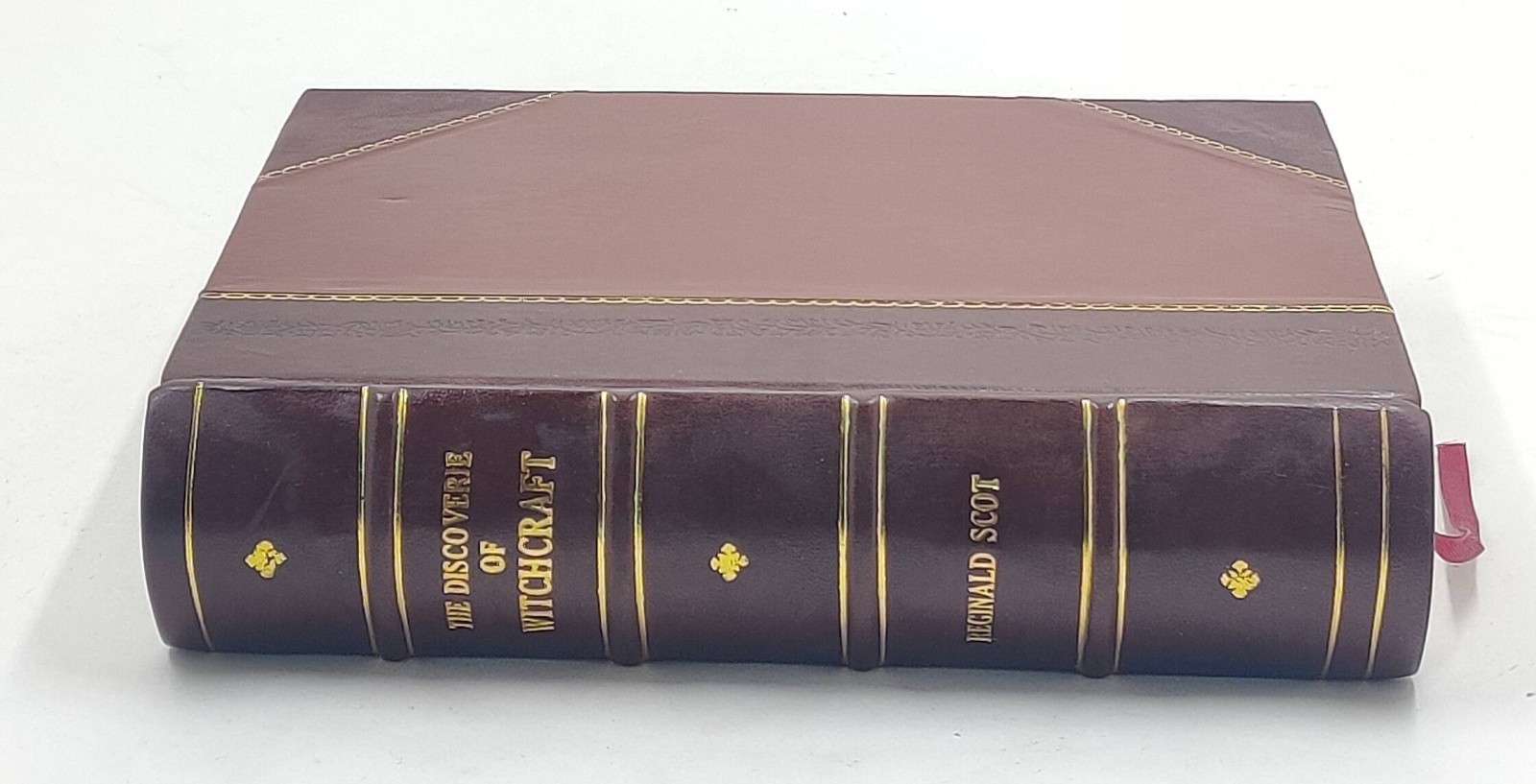 The discoverie of witchcraft 1886 by Reginald Scot , Brinsley [Leather Crafted]