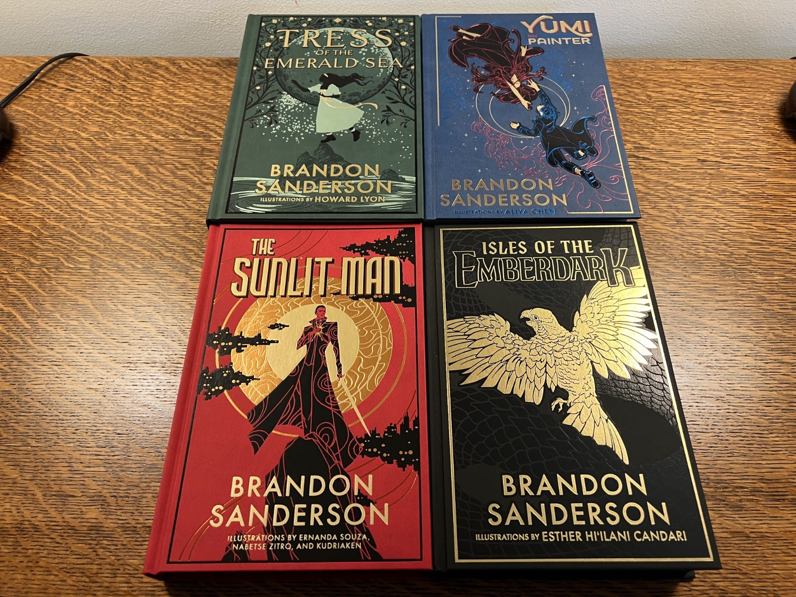 Brandon Sanderson Secret Project Lot of 4 Cosmere Swag New Premium Hardcover HC