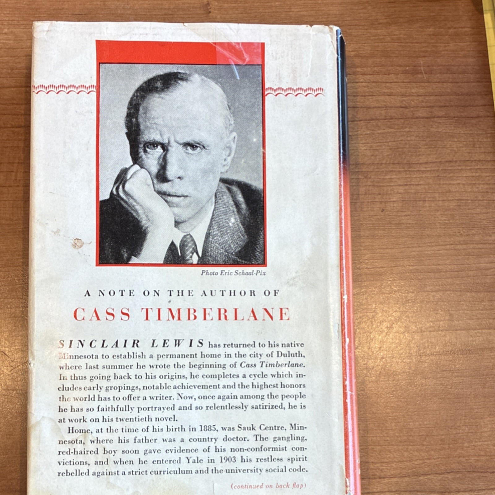 Cass Timberlane Sinclair Lewis Hardcover Random House First Edition
