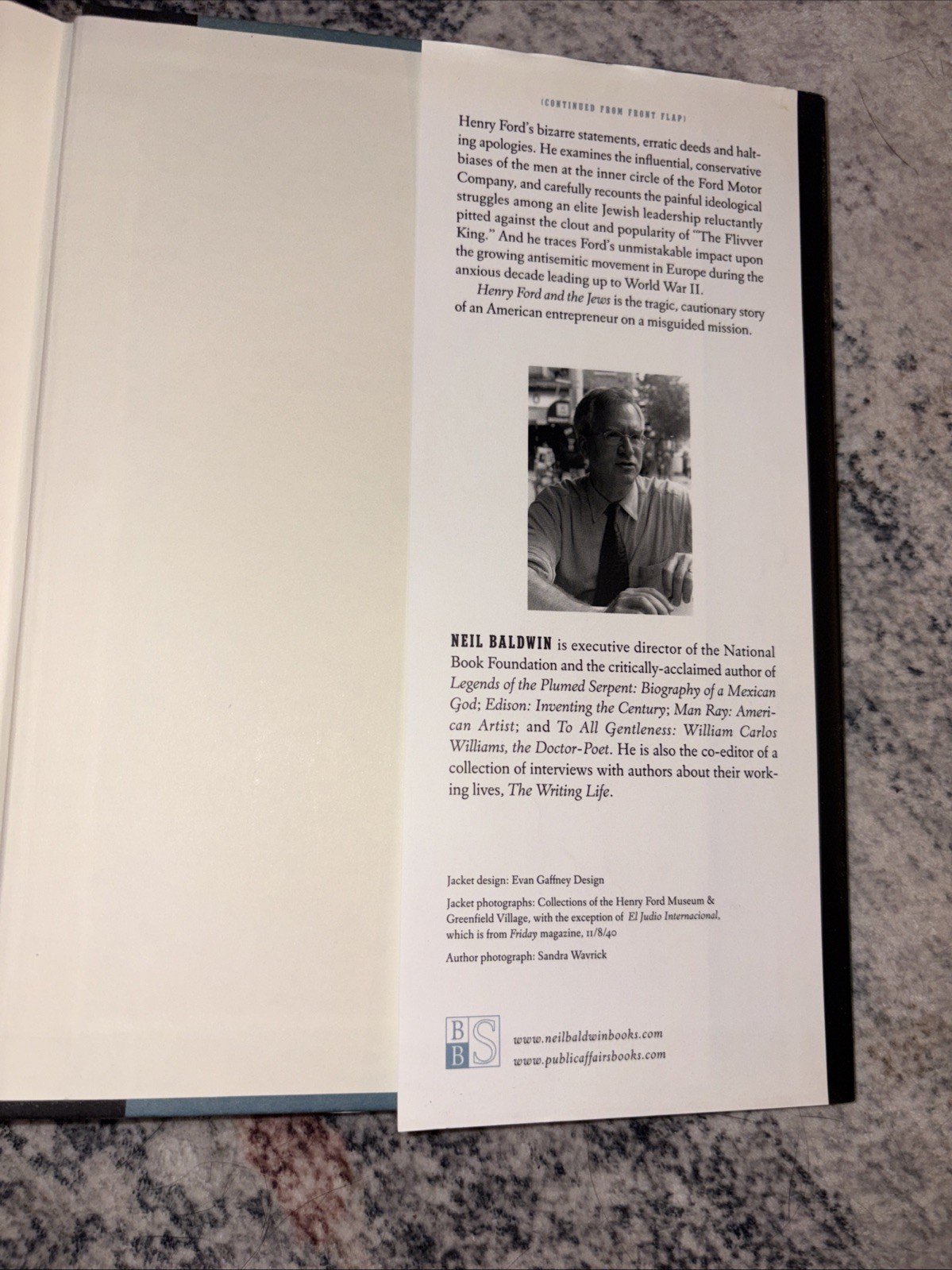 Henry Ford and the Jews: The Mass Production of Hate by Neil Baldwin HCDJ 1st Ed