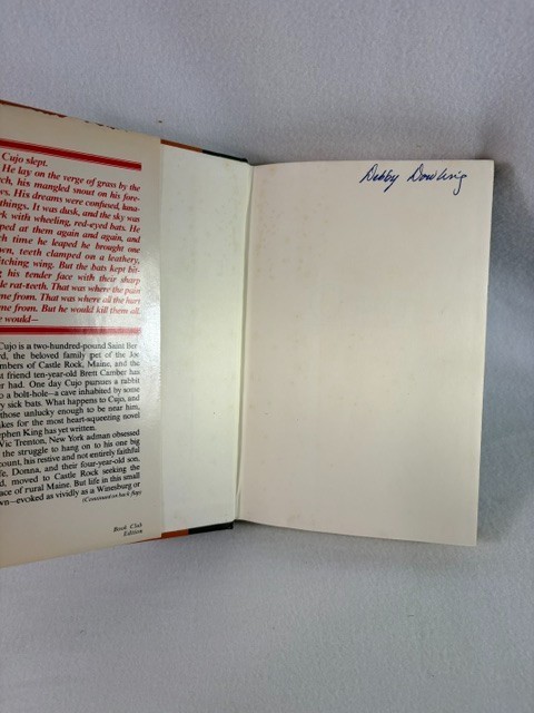 Cujo Stephen King Book Club Edition hardcover with dust jacket 1981 Viking