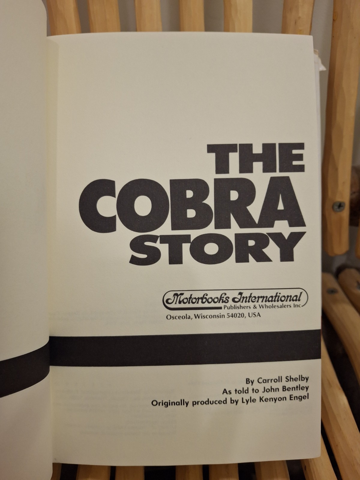 THE COBRA STORY Book by Carroll Shelby HC DJ 1974 Reprint 272 Pages