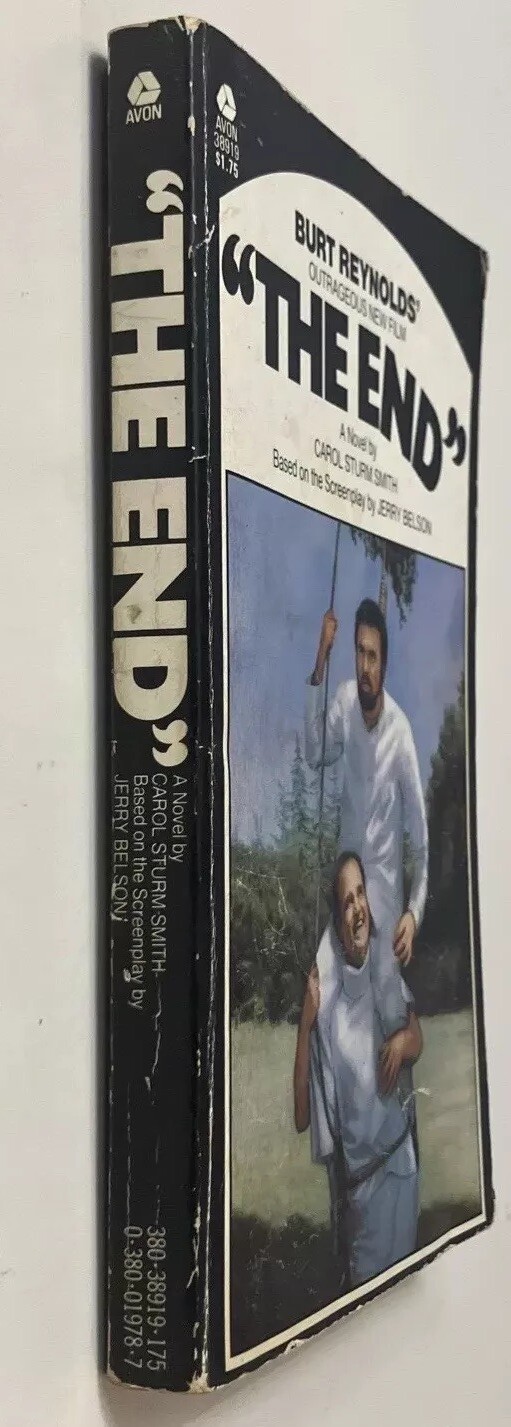 The End Movie Tie-In PB 1978 First Avon Printing Burt Reynolds VG Vintage