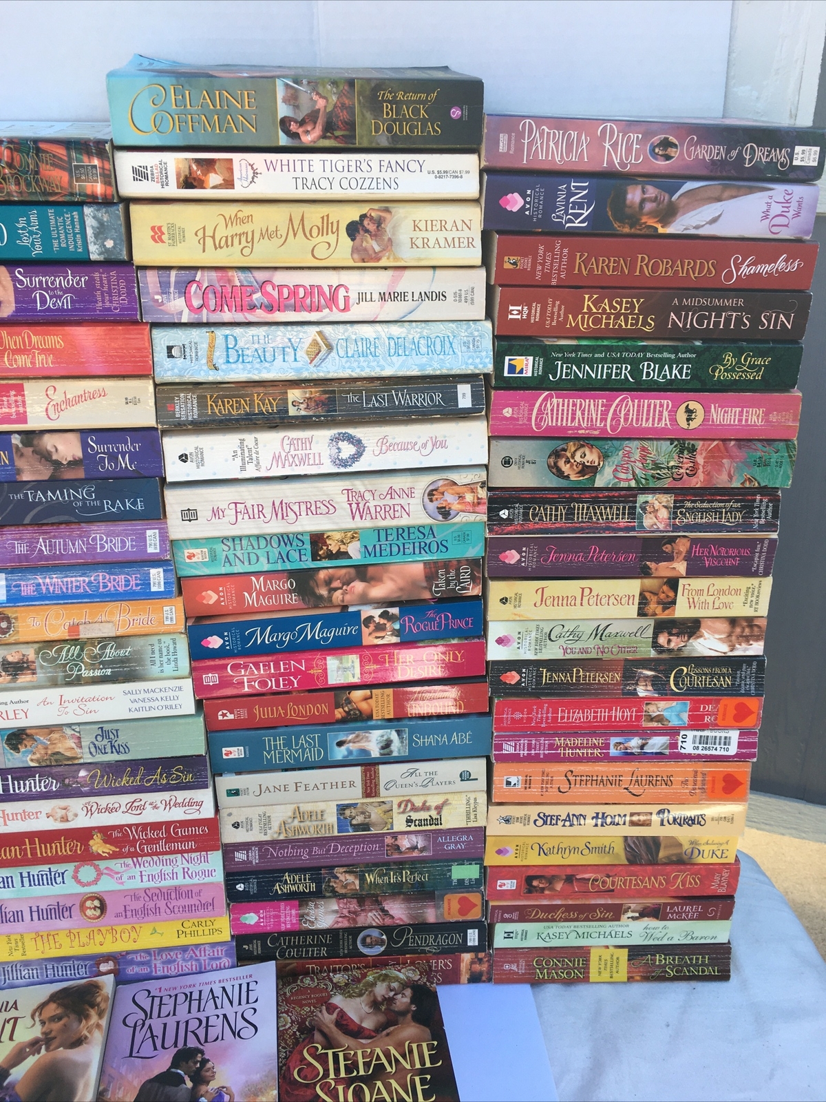 Random Pick Lot Of 10 Historical Romance Paperback Books Author Mix