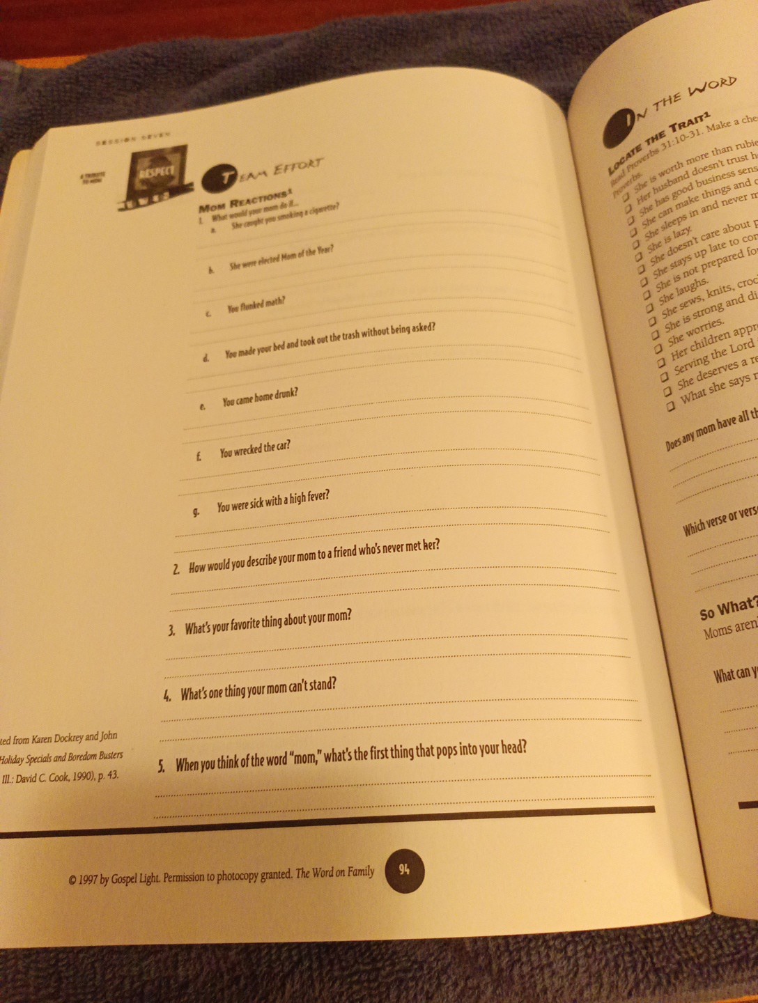 THE WORD ON FAMILY YOUTHBUILDERS GROUP BIBLE STUDIES , By Jim Burns, Homeschool