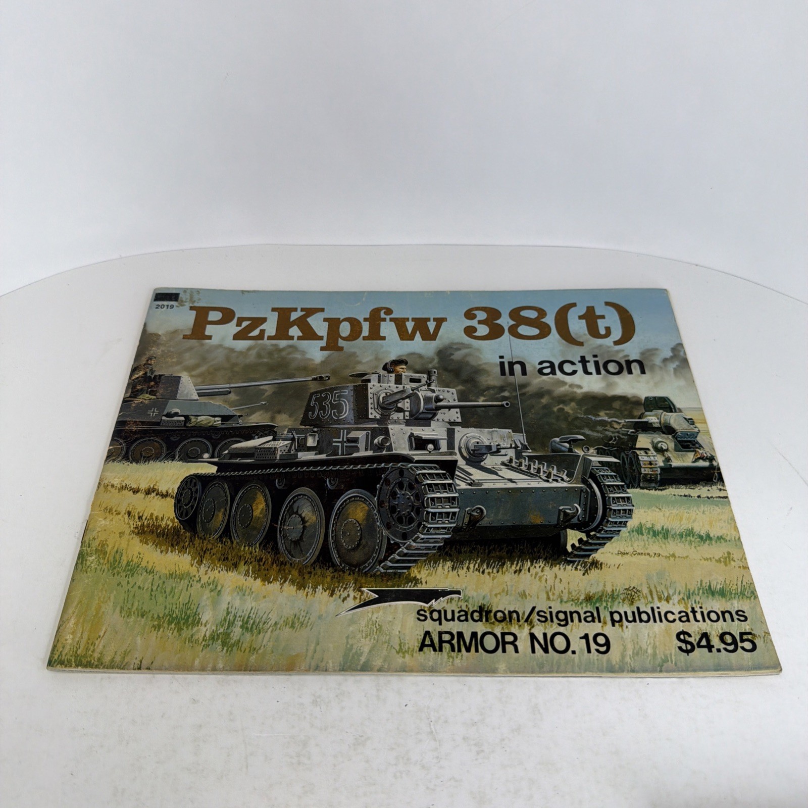Vintage Squadron/Signal Publications Lot 7 In Action Books WW1/2 Armor Tanks PB