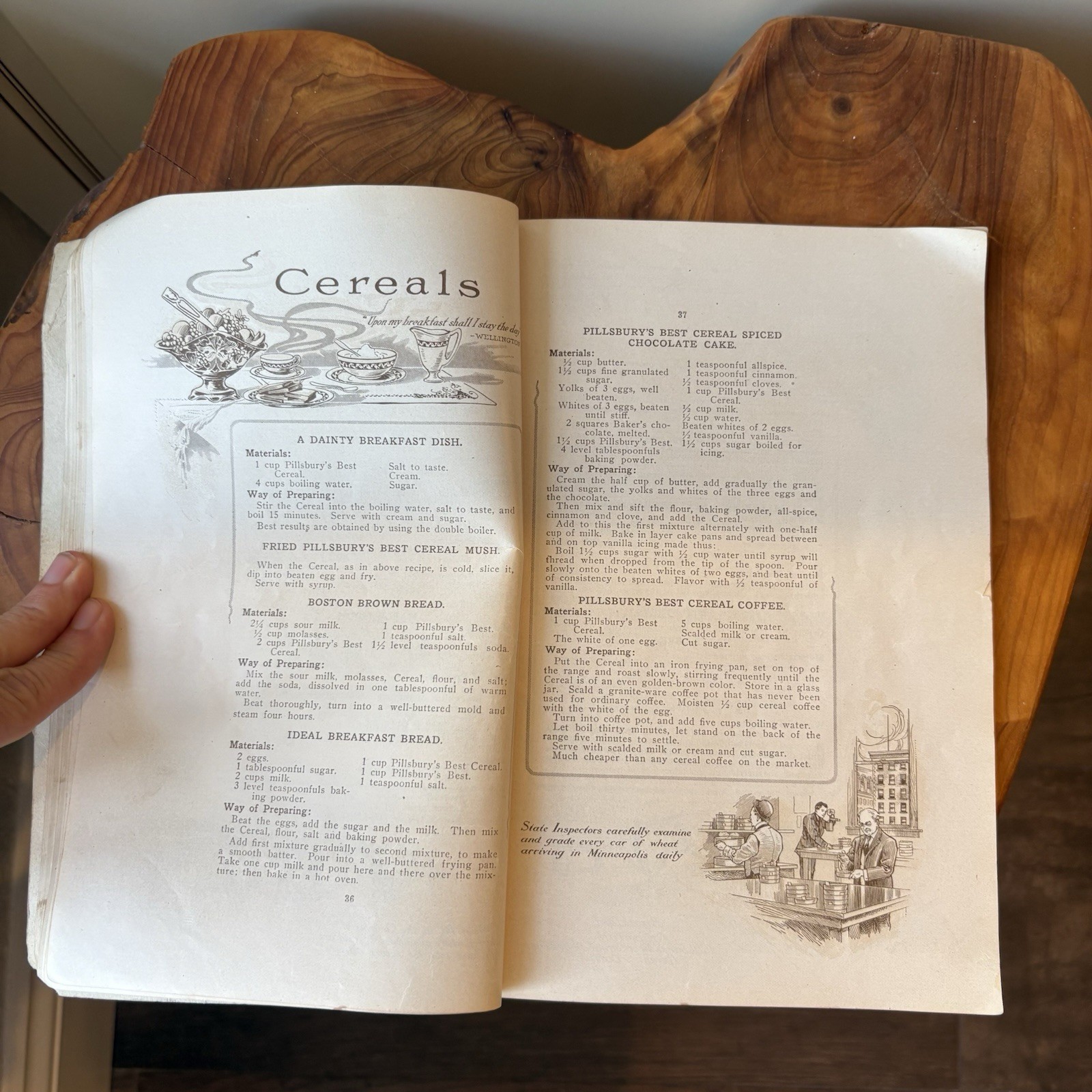 Vintage – The Pillsbury Cook Book – 1914 – 126 pages – Illustrated – Soft Cover